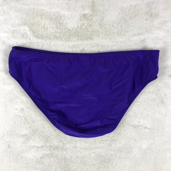 ATHENA Solid Purple Bikini Bottoms NEW Size 6 - Picture 3 of 6